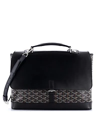 Pre-Owned Goyard Citadin Messenger Briefcase Coated Canvas