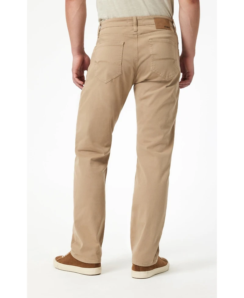 Mavi Jeans Men's Matt Relaxed Straight Leg Khaki Casual Twill