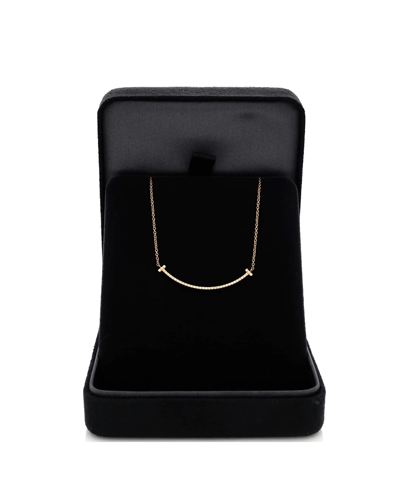 Pre-Owned Tiffany & Co. T Smile Pendant Necklace