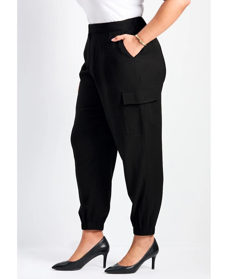 Avenue Women's Cleo Cargo Jogger Pant