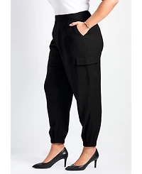 Avenue Women's Cleo Cargo Jogger Pant