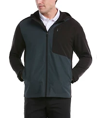 Pga Tour Men's Long-Sleeve Packable Golf Hoodie Jacket