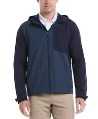 Pga Tour Men's Long-Sleeve Packable Golf Hoodie Jacket