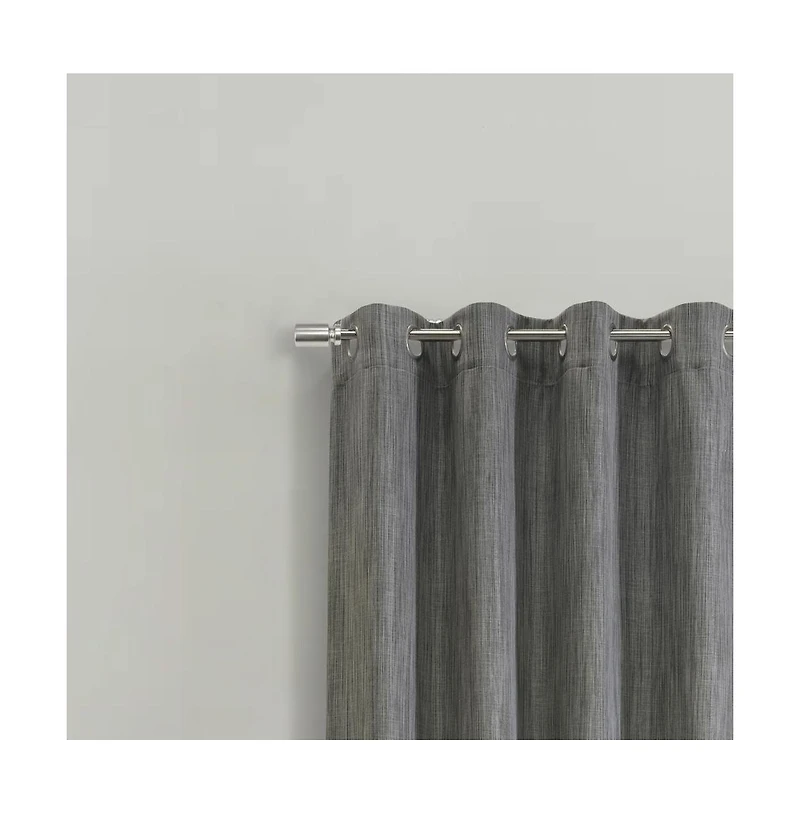 Thermalogic Bryson Provides Uv Protection Exclusive Room Darkening Grommet Curtain Panel 52" x 95" Grey
