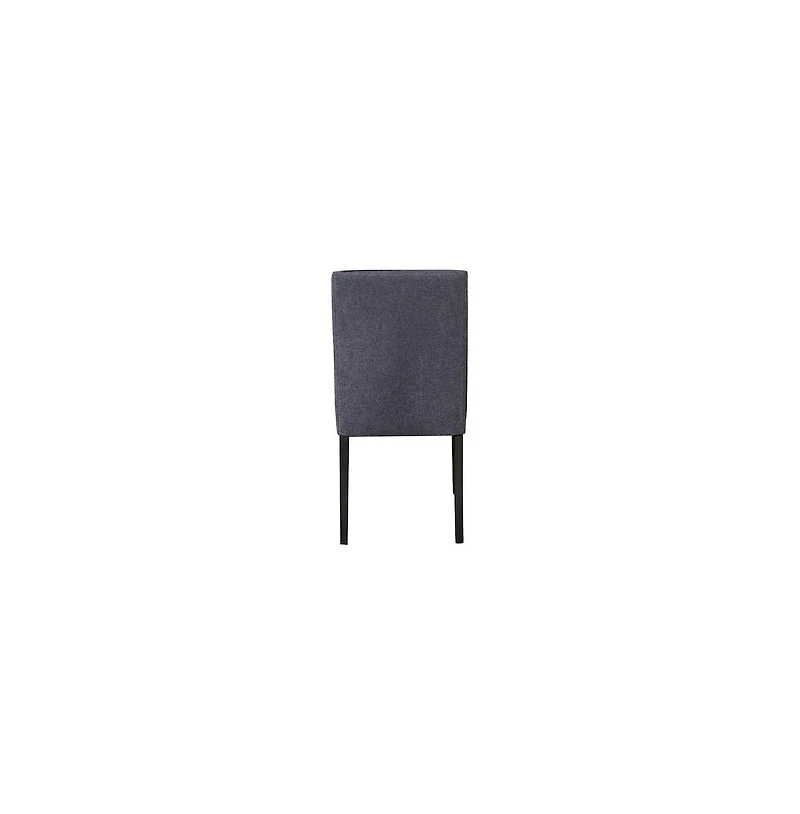 Porter Designs Enna Solid Wood Dining Chair, Gray (Set of 2)