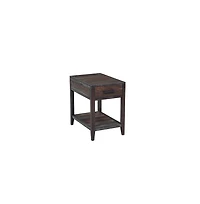 Porter Designs Fall River Solid Sheesham Wood End Table, Natural
