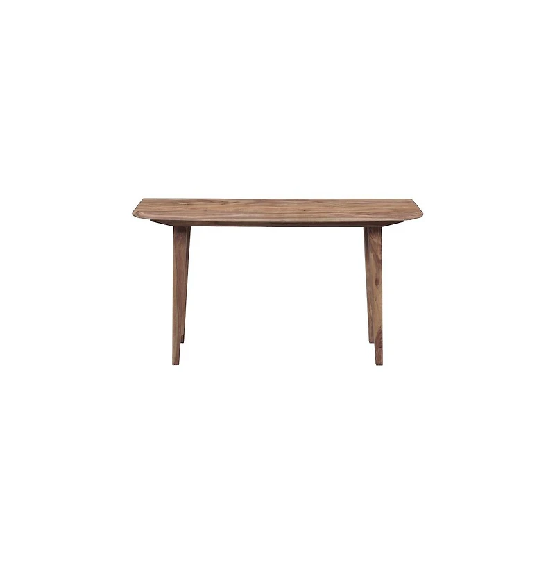 Porter Designs Fusion Solid Sheesham Wood Console Table, Natural