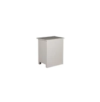 Porter Designs Bali Solid Hand Carved Wood Nightstand, White
