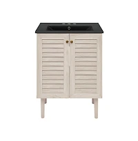 Swiss Madison 24" Freestanding Bathroom Vanity in Oak