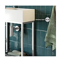 Swiss Madison Pierre Single, Freestanding, Open Shelf