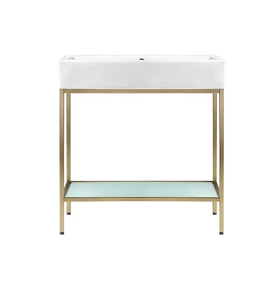 Swiss Madison Pierre Single, Freestanding, Open Shelf