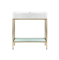 Swiss Madison Pierre Single, Freestanding, Open Shelf