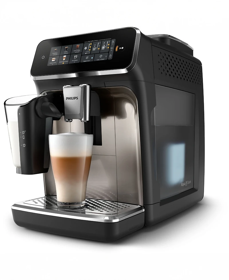 Philips 3300 Series Fully Automatic Espresso Machine with LatteGo Milk Frother