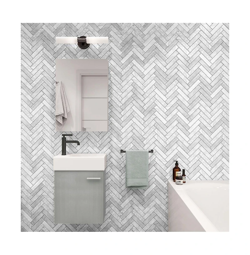 Swiss Madison Colmer 18 Single, Brushed Gray, One Cabinet, Bathroom Vanity
