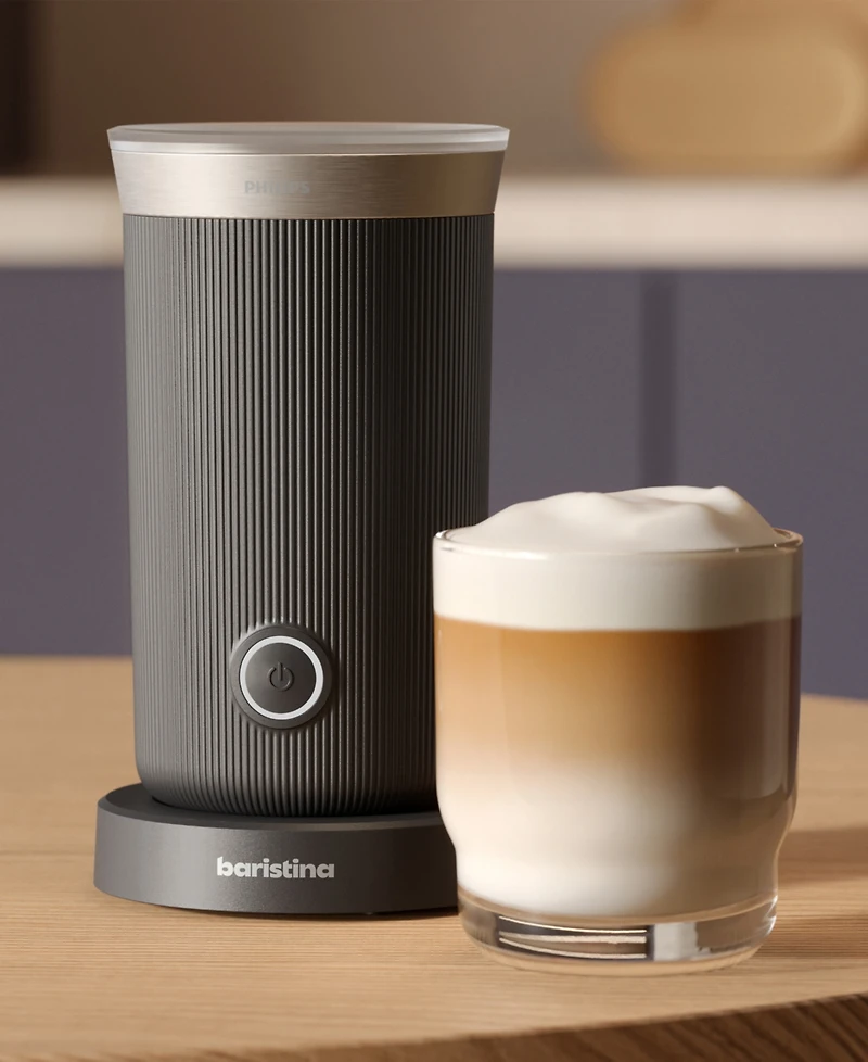 Philips Baristina Automatic Espresso Machine and Milk Frother Bundle