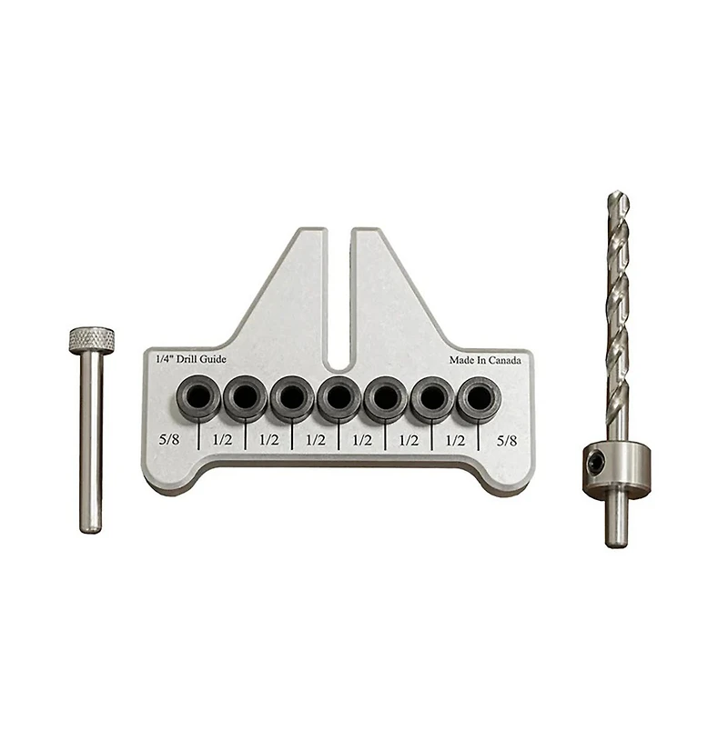 JessEm 08351 1/4 Inch Dowelling Jig Kit Precision Woodworking Joinery Tool with Main Body