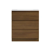 Swiss MadisonLiberte 30" Freestanding Bathroom Vanity in Oak with Sink Top