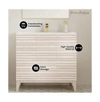 Swiss MadisonCascade 36'' Bathroom Vanity in White