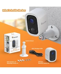 Toucan Wireless Security Camera S4 2-Pack No Subscription Required