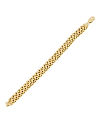 Macy's Men's Chain Bracelet in 18k Gold-Plated Sterling Silver