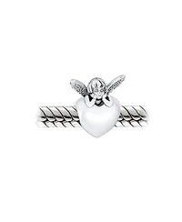 Bling Jewelry Set of 2 Fairy Angel Wings Heart & Cloud Word Dreamer Bead Charm Sterling Silver