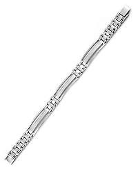 Macy's White Diamond Bracelet (1/2 ct. t.w.) in Stainless Steel