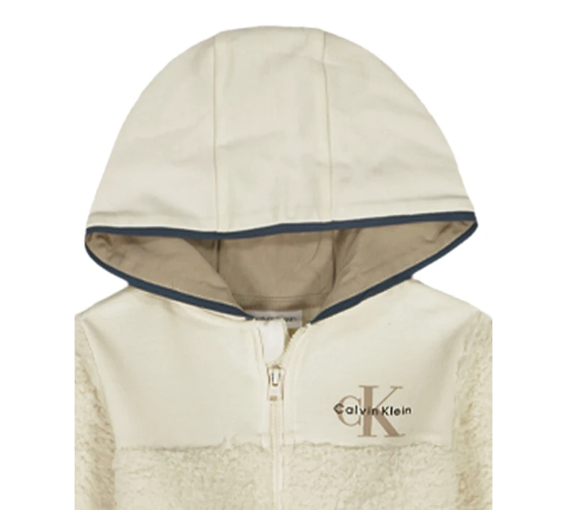 Calvin Klein Baby Boys T-Shirt, Hoodie and Pants, 3-Piece Set