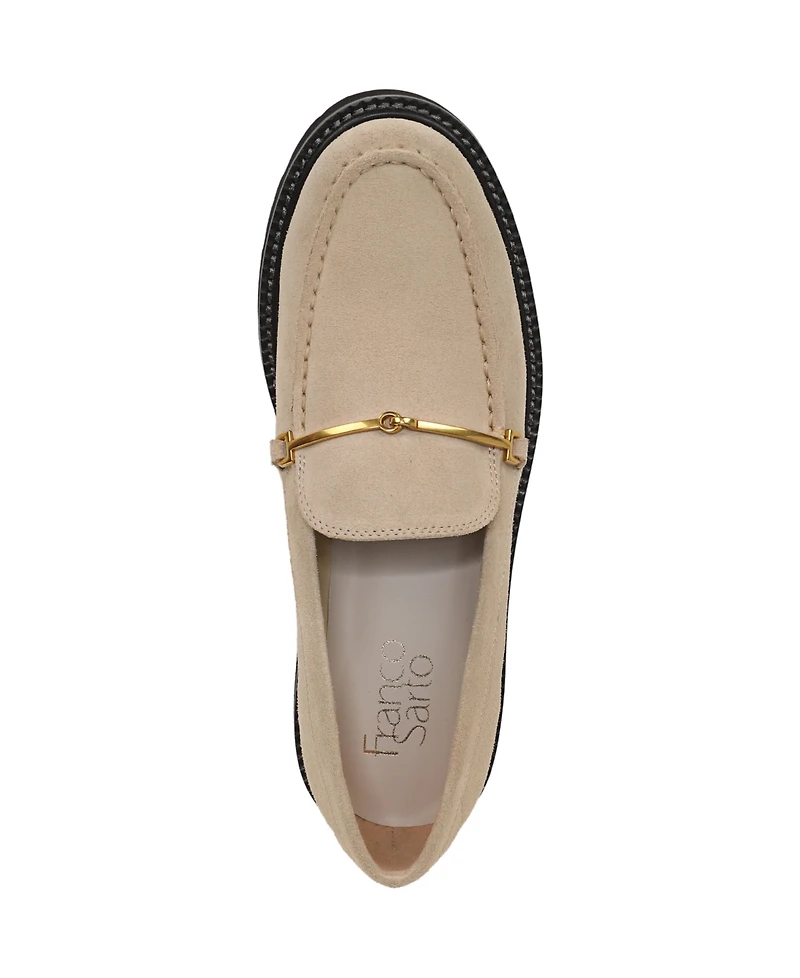 Franco Sarto Women's Senna Round Toe Lug Sole Loafers