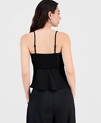 Bar Iii Women's Double Layered Peplum Camisole, Macy's Exclusive