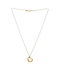 Pre-Owned Tiffany & Co Elsa Peretti Open Heart Pendant Necklace