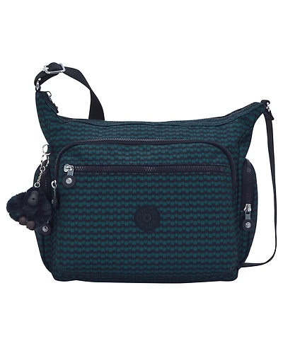 Kipling Gabbie Large Nylon Zip-Top Crossbody Bag