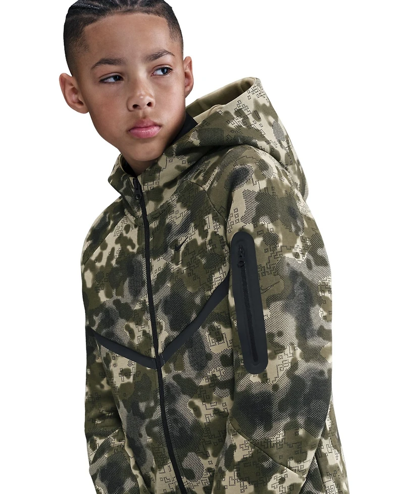 Nike Sportswear Big Boys Tech Fleece Full-Zip Hoodie