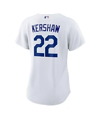 Nike Women's Clayton Kershaw White Los Angeles Dodgers 2025 World Series Home Replica Player Jersey