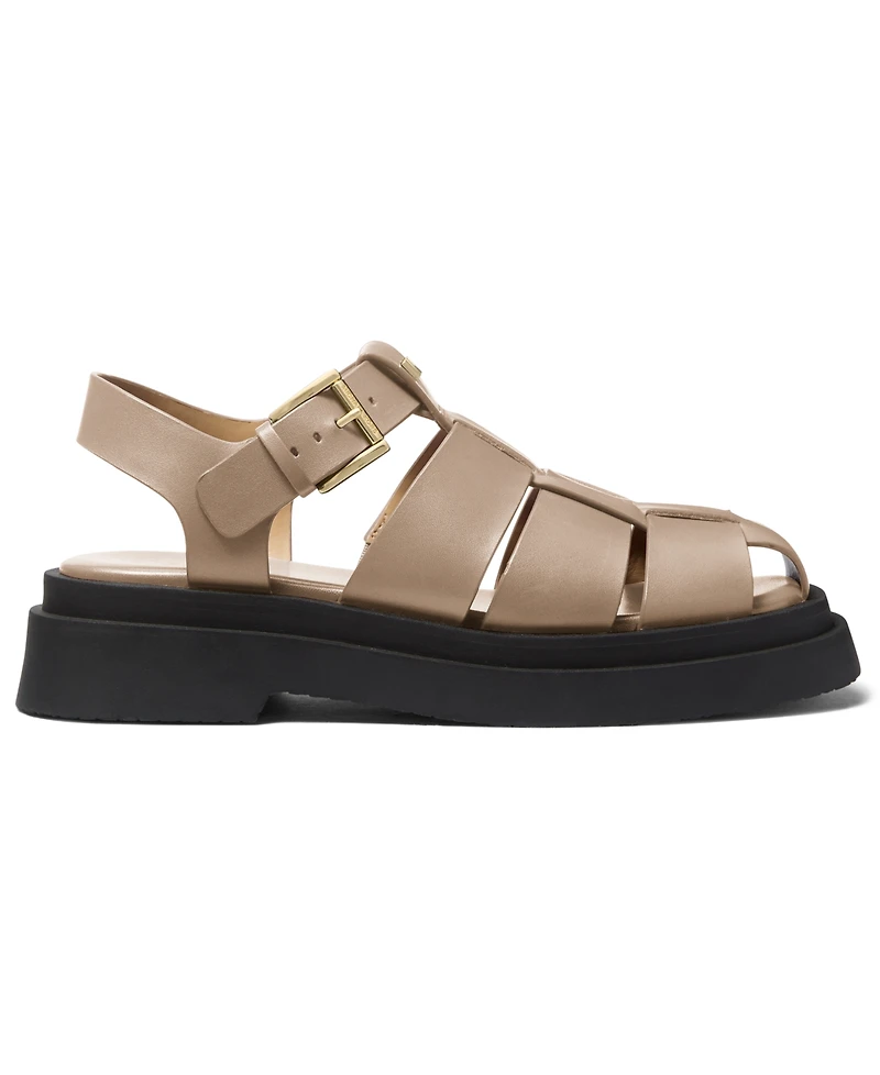 Michael Kors Women's Indy Fisherman Round Toe Sandals
