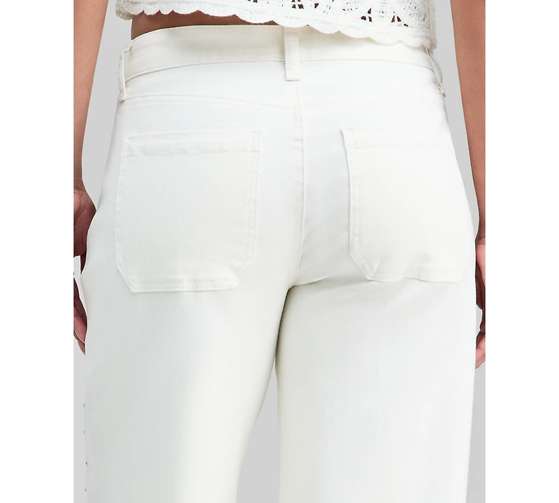 And Now This Women's Embellished Cuffed Wide-Leg Jeans, Macy's Exclusive