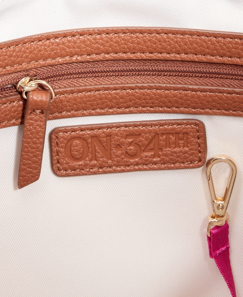 On 34th Somynn Solid Large Handbag