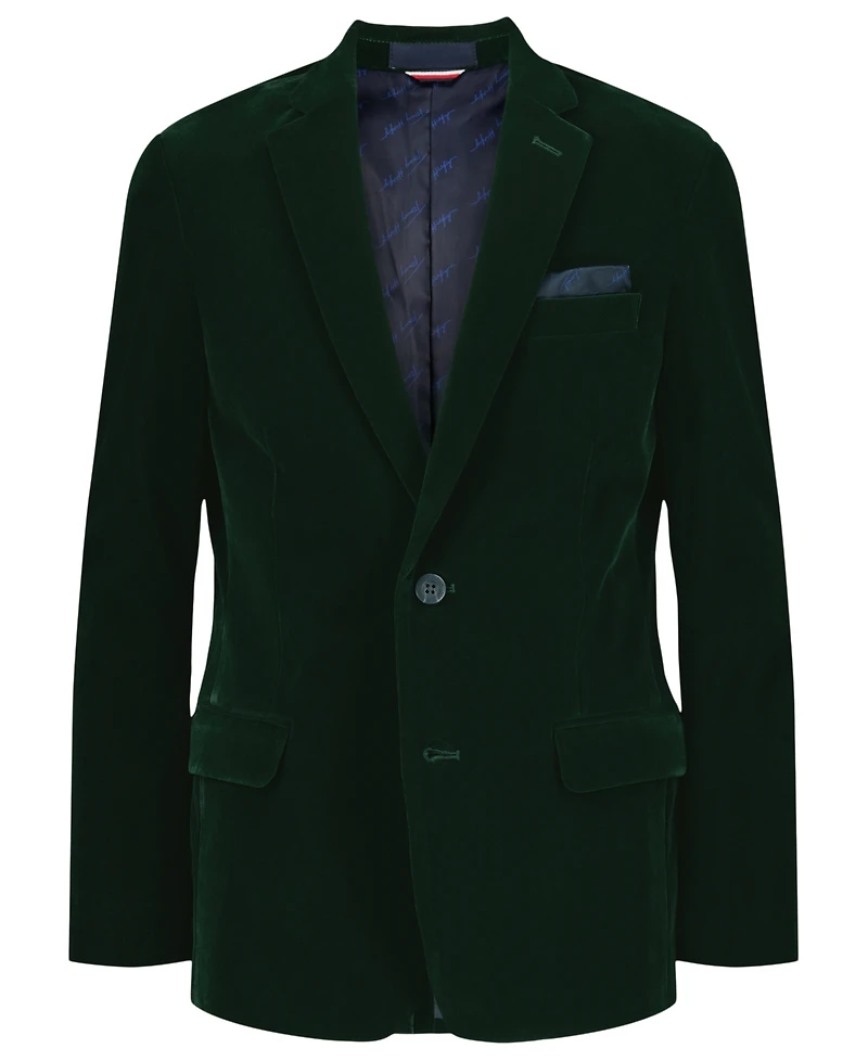 Tommy Hilfiger Boys 8-20 Velvet Notch Lapel Collar Sportcoat