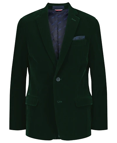 Tommy Hilfiger Boys 8-20 Velvet Notch Lapel Collar Sportcoat