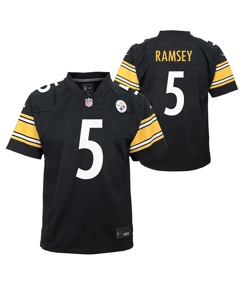 Nike Big Boys and Girls Jalen Ramsey Black Pittsburgh Steelers Team Game Jersey