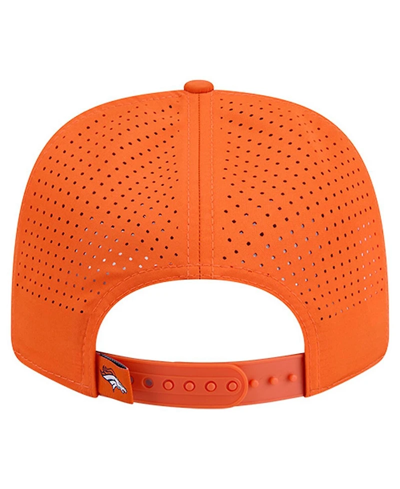 New Era Men's Orange Denver Broncos Script 9SEVENTY Adjustable Hat