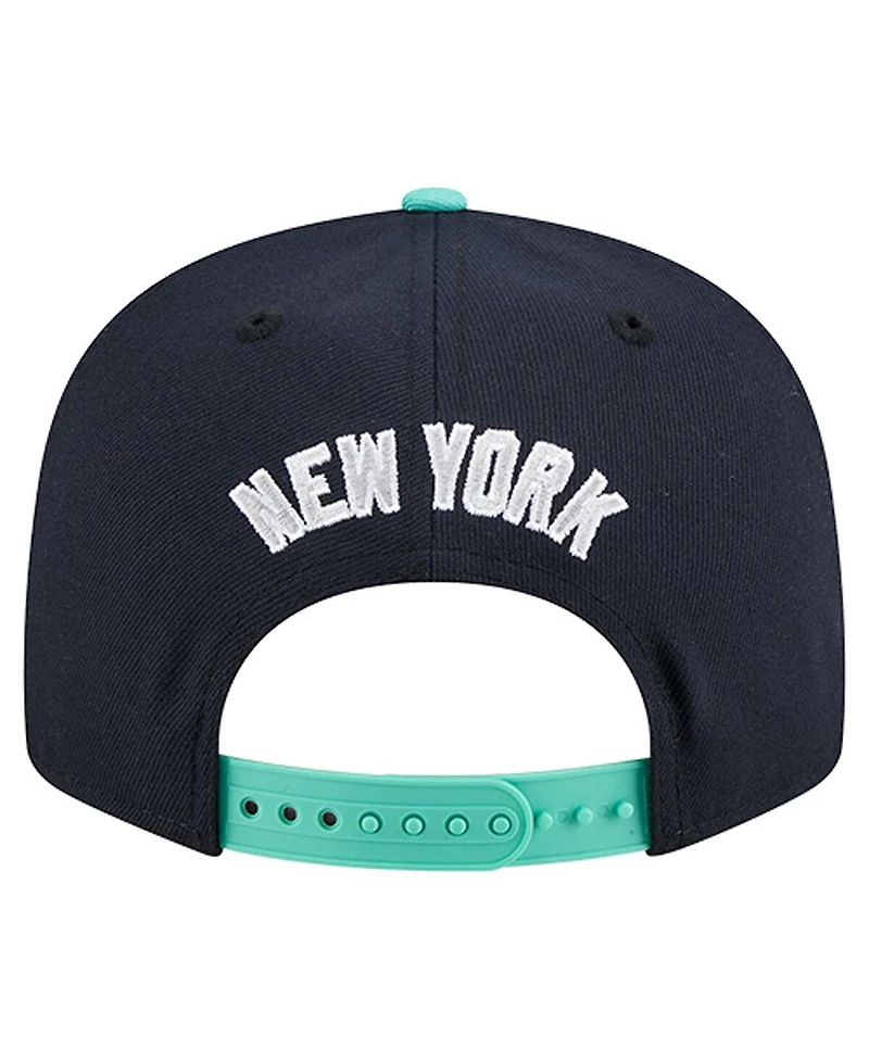 New Era Men's Navy New York Yankees Clear Mint 9FIFTY Snapback Hat