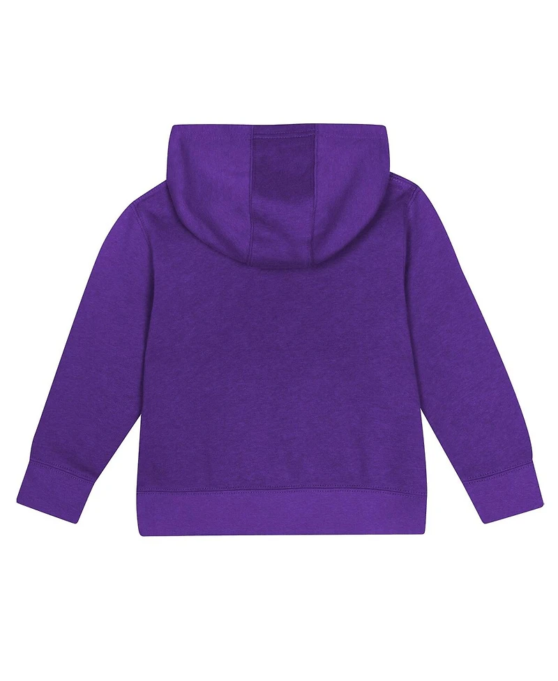 Nike Toddler 2-Piece Purple Los Angeles Lakers Team Logo Club Fleece Hoodie and Sweatpants Set