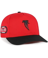 '47 Brand Men's Red/Black Atlanta Falcons 1966 Throwback Collection Sure Shot Hitch Adjustable Hat