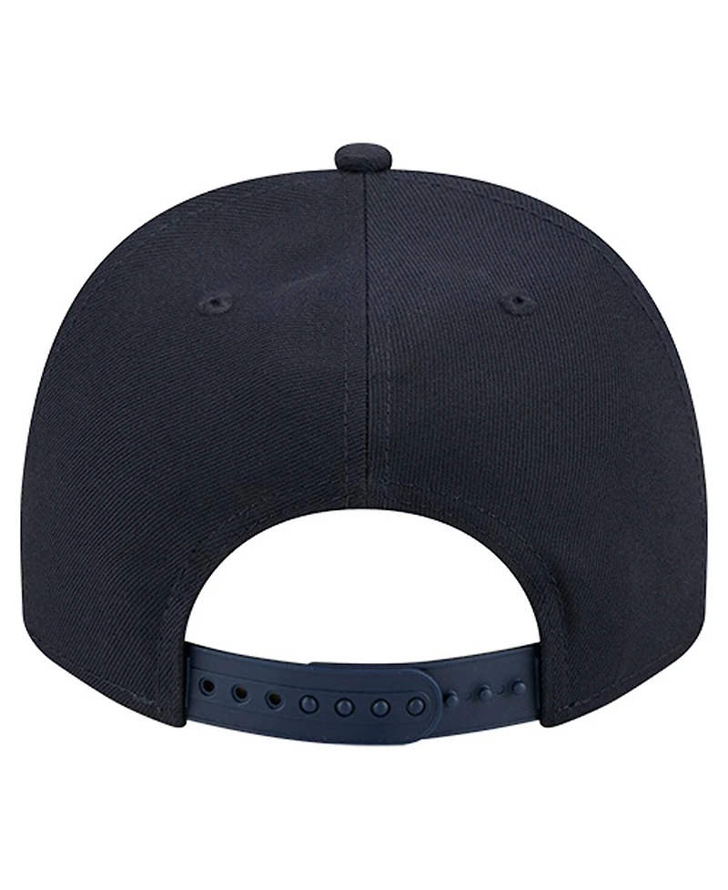 New Era Men's Navy New York Yankees Local Play A-Frame 9FIFTY Snapback Hat