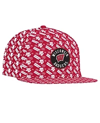 Under Armour Men's Red Wisconsin Badgers Gameday ArmourFuse Snapback Hat