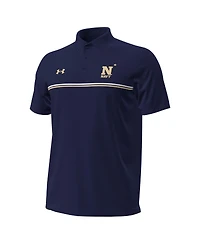 Under Armour Men's Navy Midshipmen Performance Drive Chest Stripe Polo Shirt