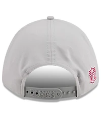 New Era Men's Gray Washington Commanders 2025 Sideline M-Crown 9FORTY Adjustable Hat