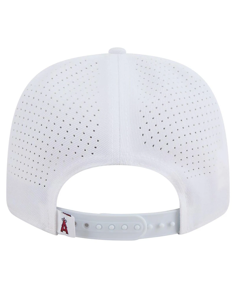 New Era Men's White Los Angeles Angels Coolera 9SEVENTY Adjustable Hat