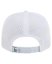 New Era Men's White Athletics Coolera 9SEVENTY Adjustable Hat