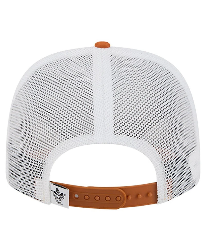 New Era Men's Texas Orange Texas Longhorns Team 9SEVENTY Coolera Trucker Adjustable Hat